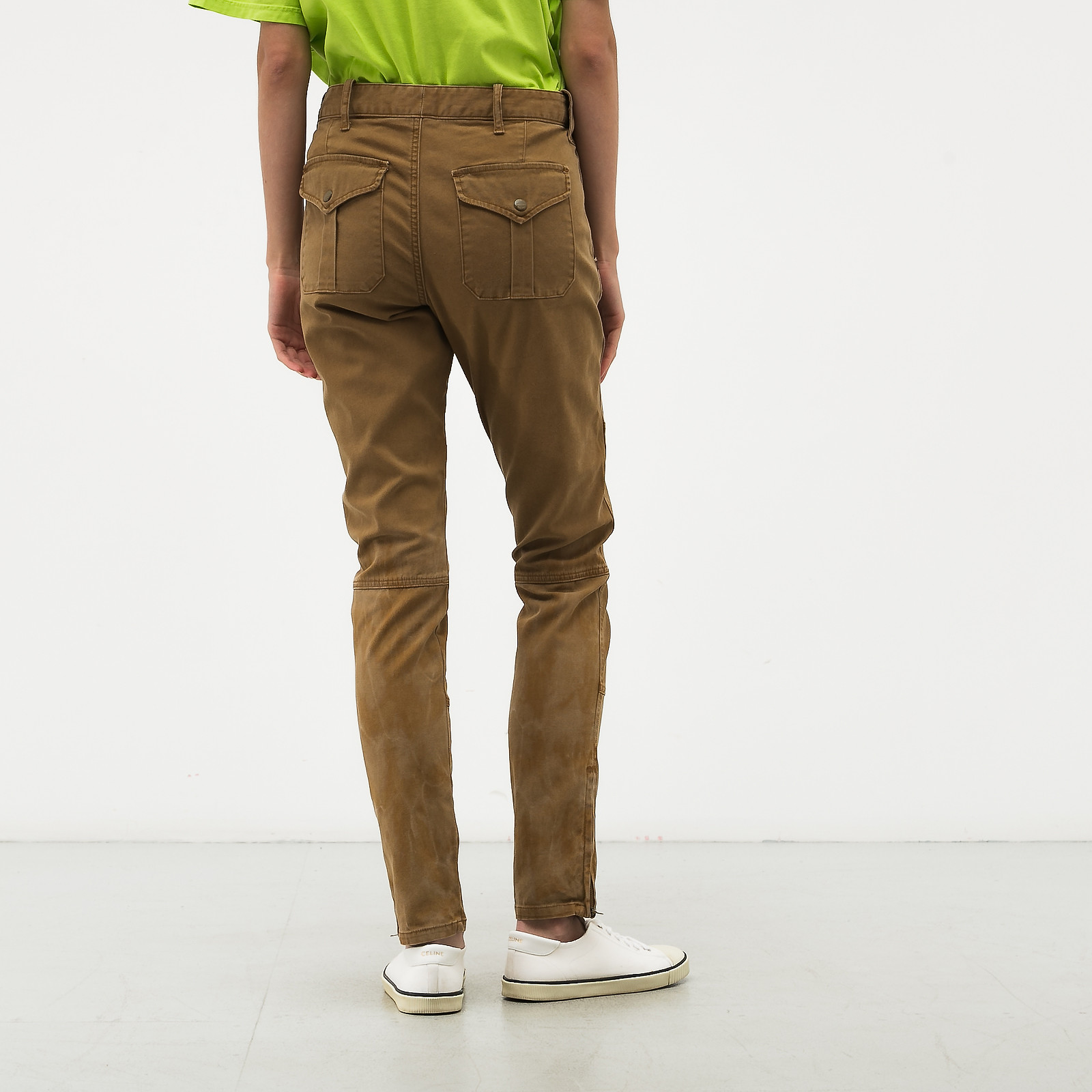 Джинсы бежевого цвета Polo Ralph Lauren - фото из каталога магазина брендовой одежды Second Friend Store Джинсы Polo Ralph Lauren - купить оригинал в секонд-хенде SFS - 3