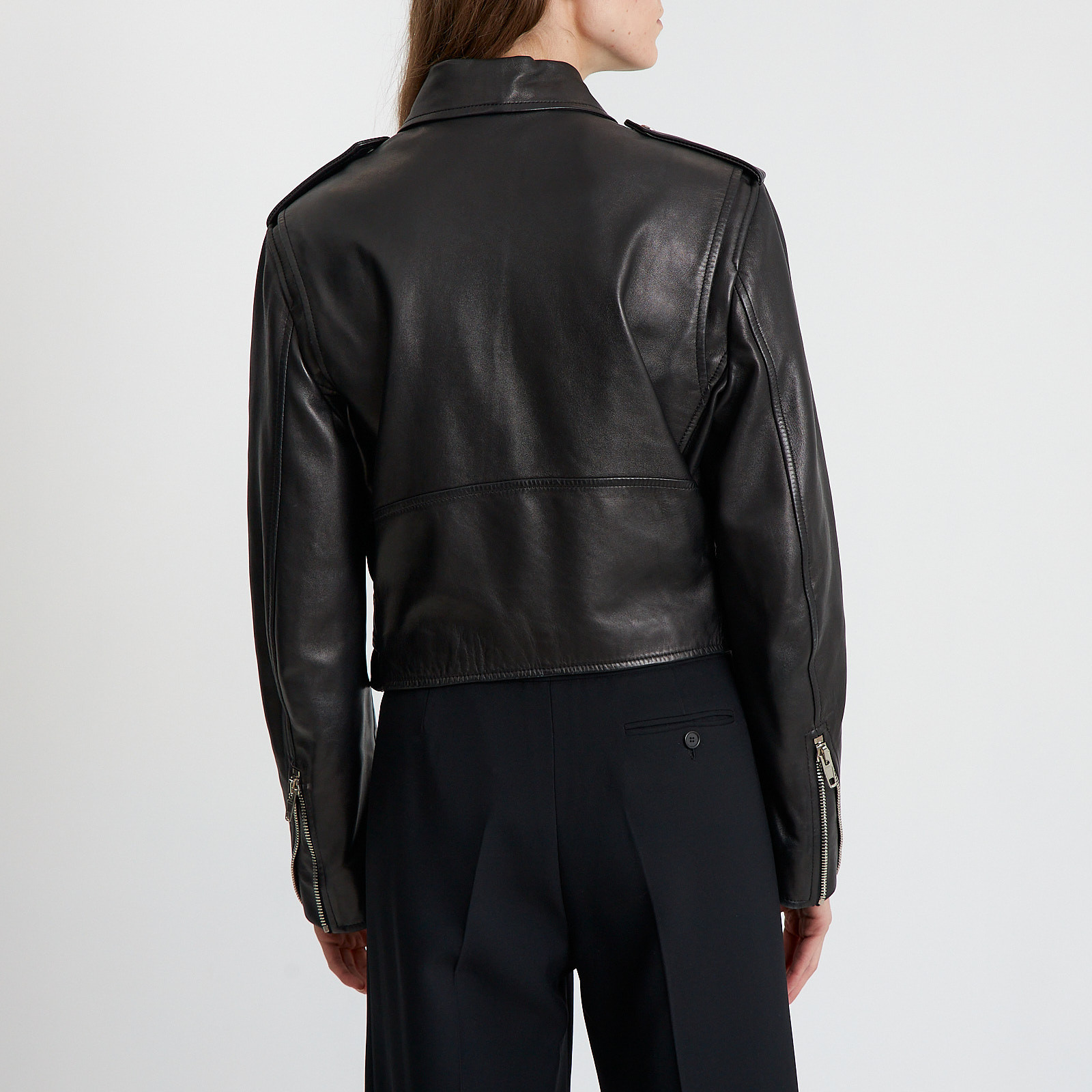 Кожаная куртка Balenciaga - купить оригинал в секонд-хенде SFS - 3