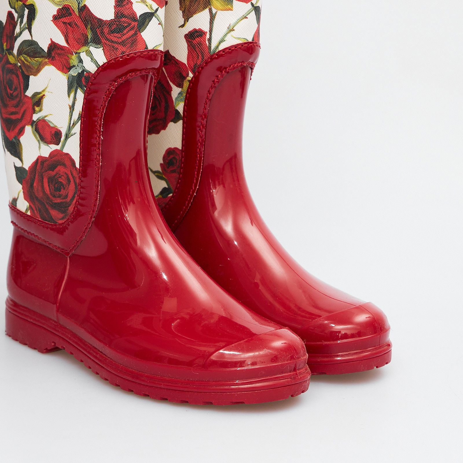 Сапоги красного цвета Dolce&Gabbana - фото из каталога магазина брендовой одежды Second Friend Store Сапоги Dolce&Gabbana - купить оригинал в секонд-хенде SFS - 4