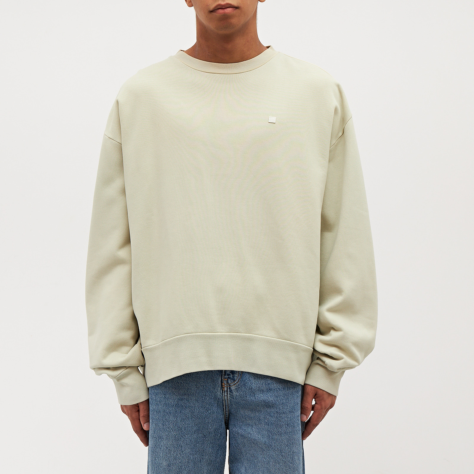 Свитшот зеленого цвета Acne Studios - фото из каталога магазина брендовой одежды Second Friend Store Свитшот Acne Studios - купить оригинал в секонд-хенде SFS - 1