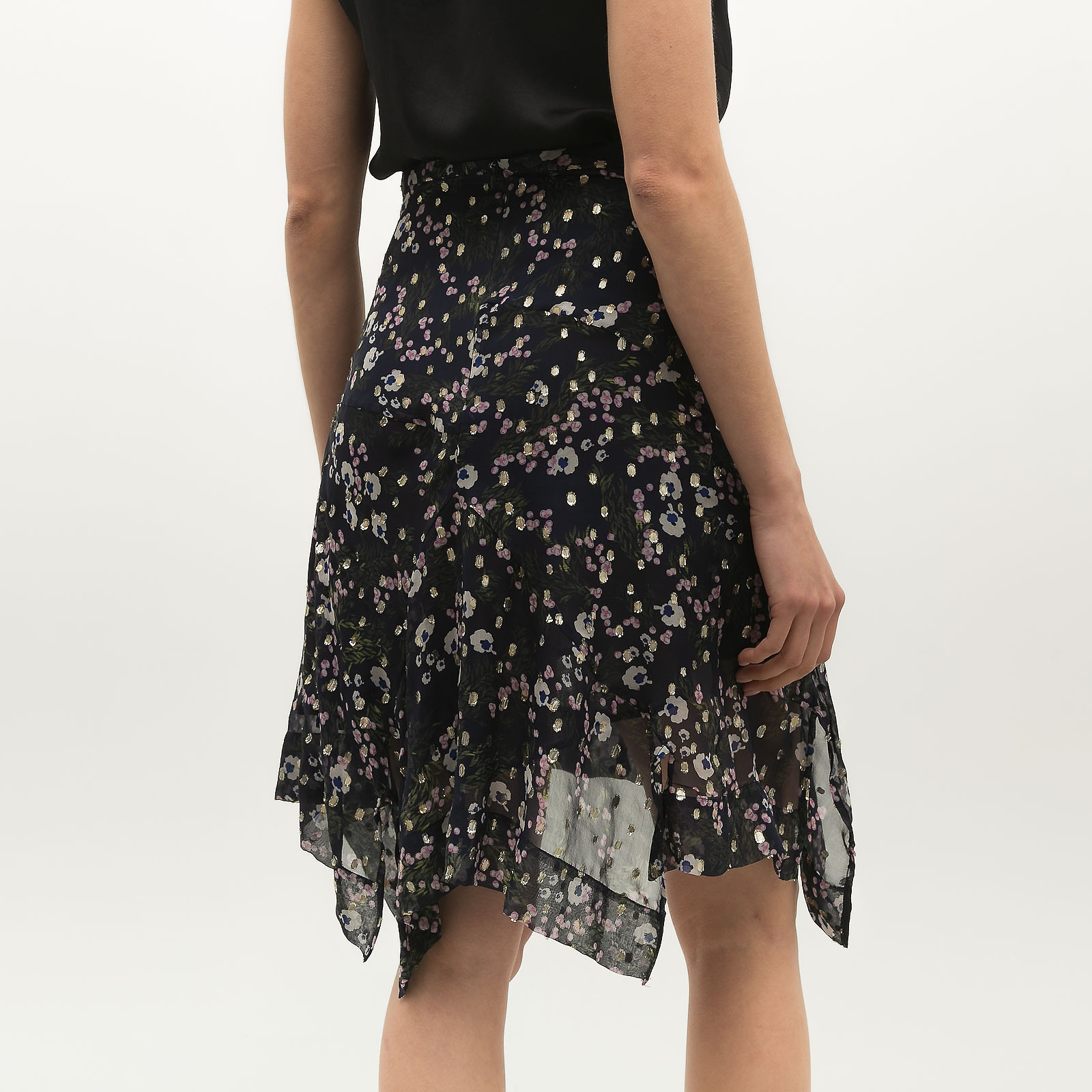 Юбка  синего цвета Isabel Marant - фото из каталога магазина брендовой одежды Second Friend Store Юбка Isabel Marant - купить оригинал в секонд-хенде SFS - 2