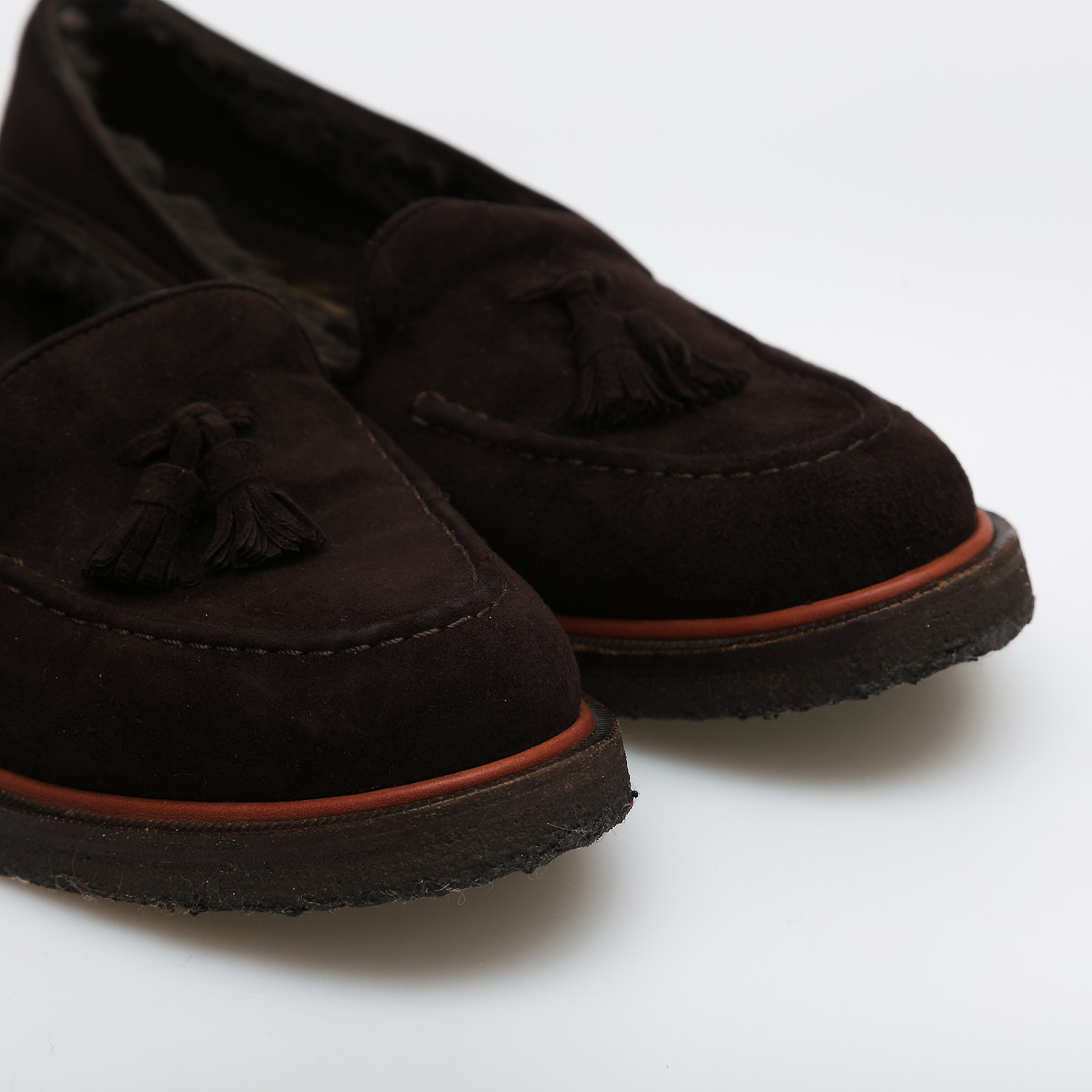 Лоферы коричневого цвета Loro Piana - фото из каталога магазина брендовой одежды Second Friend Store Лоферы Loro Piana - купить оригинал в секонд-хенде SFS - 4