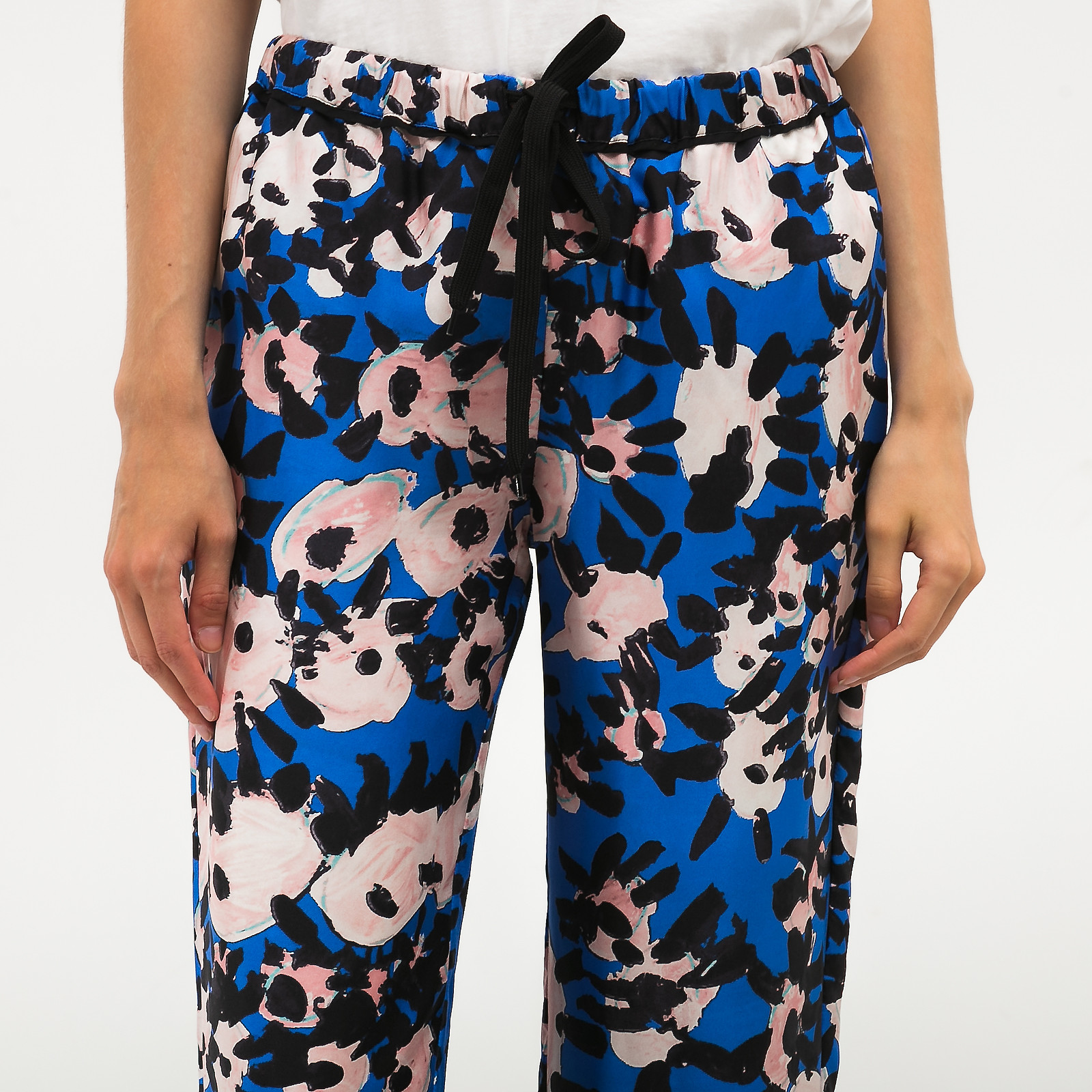 Брюки синего цвета Marni - фото из каталога магазина брендовой одежды Second Friend Store Брюки Marni - купить оригинал в секонд-хенде SFS - 3