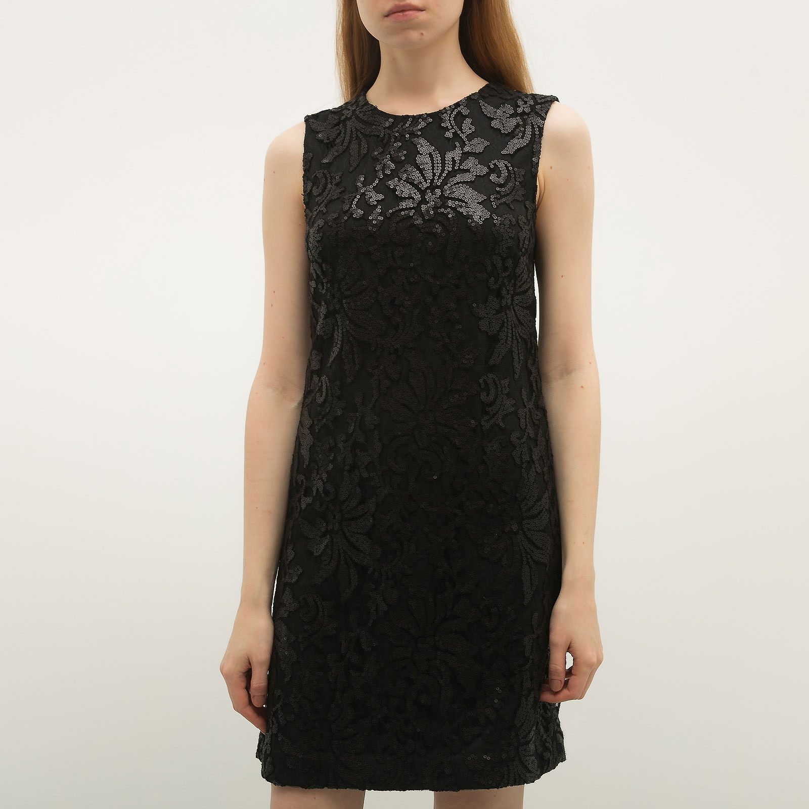 Платье черного цвета Diane von Furstenberg - фото из каталога магазина брендовой одежды Second Friend Store Платье Diane von Furstenberg - купить оригинал в секонд-хенде SFS - 1