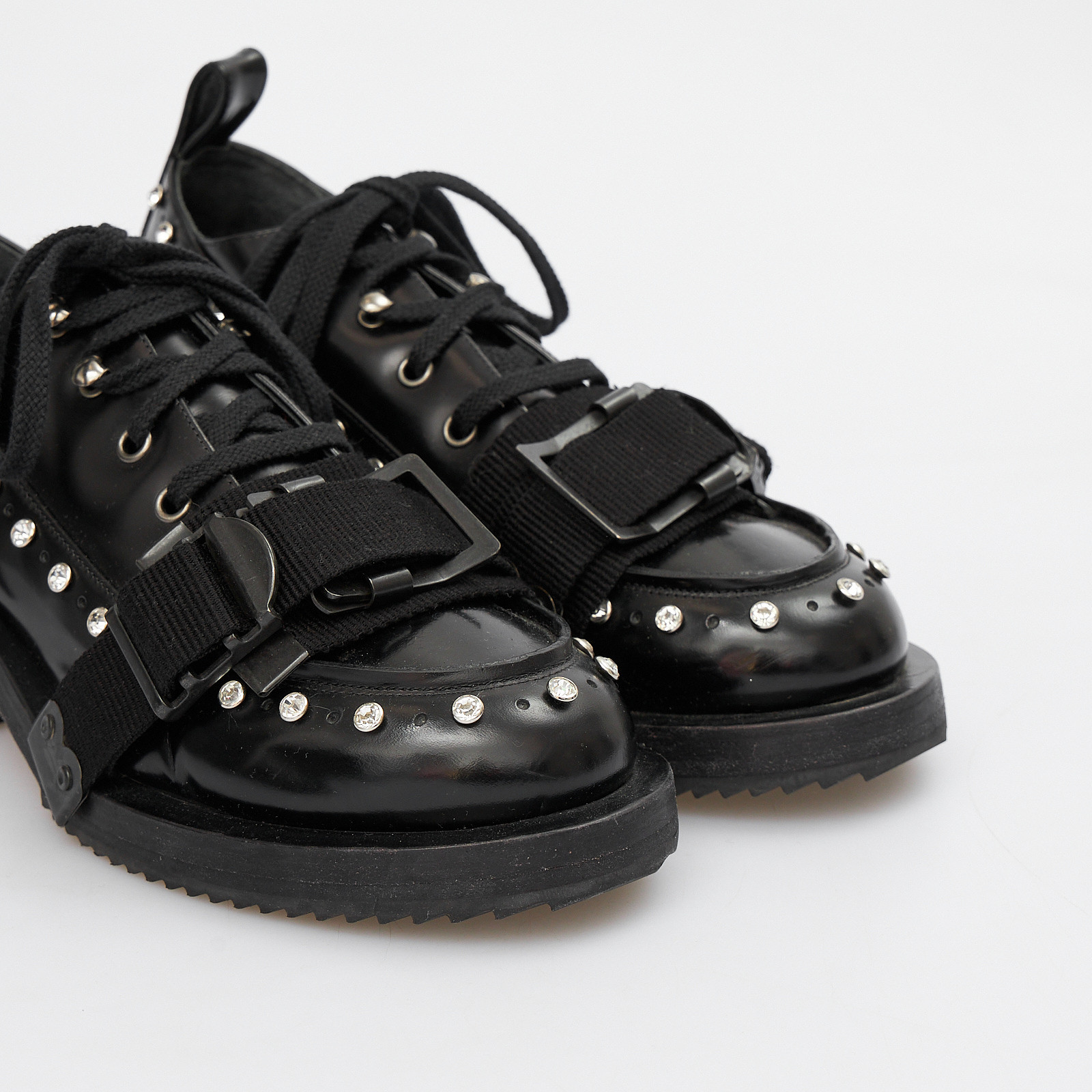 Ботинки черного цвета N21 - фото из каталога магазина брендовой одежды Second Friend Store Ботинки N21 - купить оригинал в секонд-хенде SFS - 4