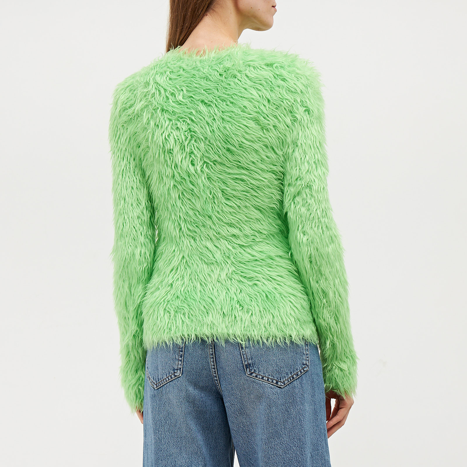 Свитер зеленого цвета Balenciaga - фото из каталога магазина брендовой одежды Second Friend Store Свитер Balenciaga - купить оригинал в секонд-хенде SFS - 3