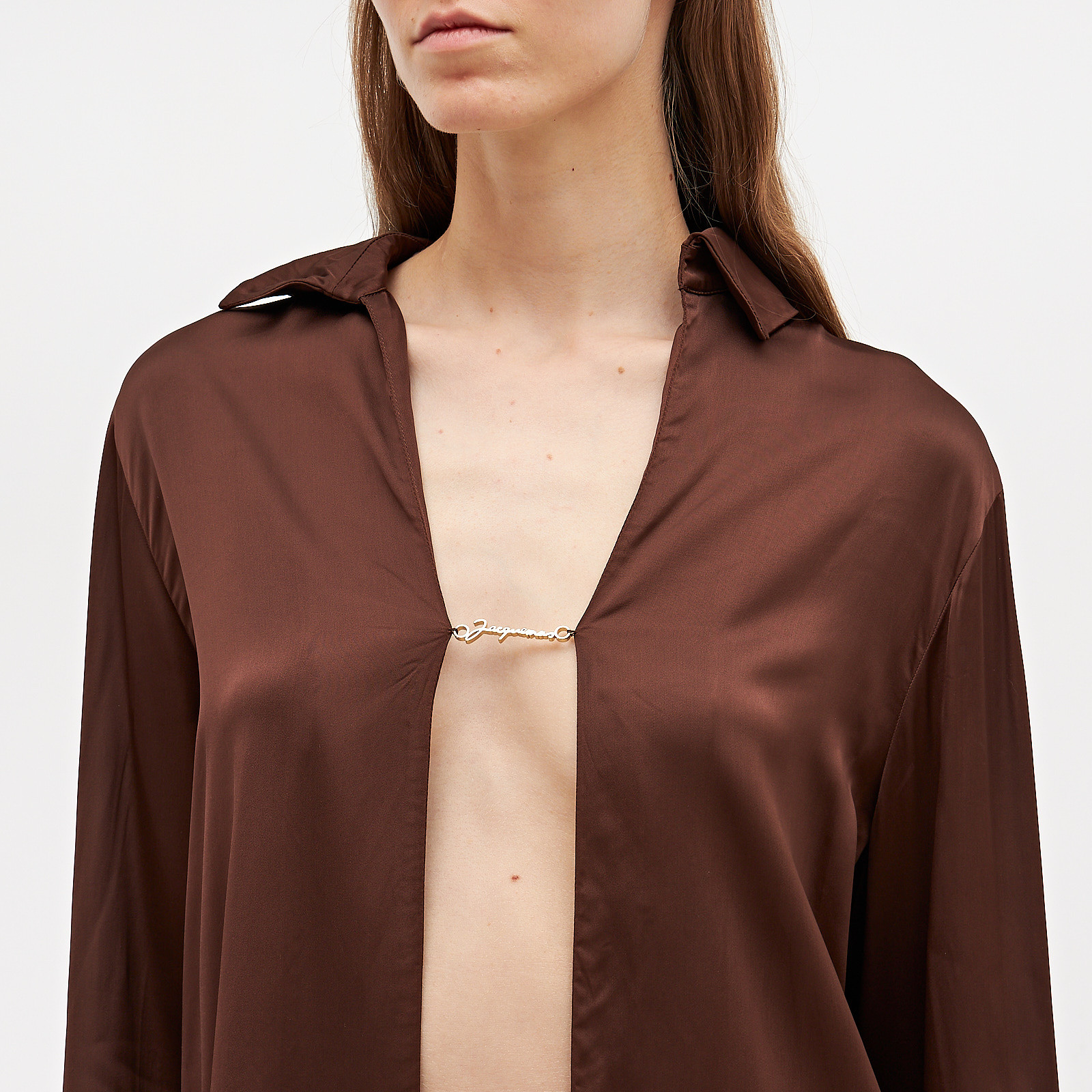 Костюм коричневого цвета Jacquemus - фото из каталога магазина брендовой одежды Second Friend Store Костюм Jacquemus - купить оригинал в секонд-хенде SFS - 5