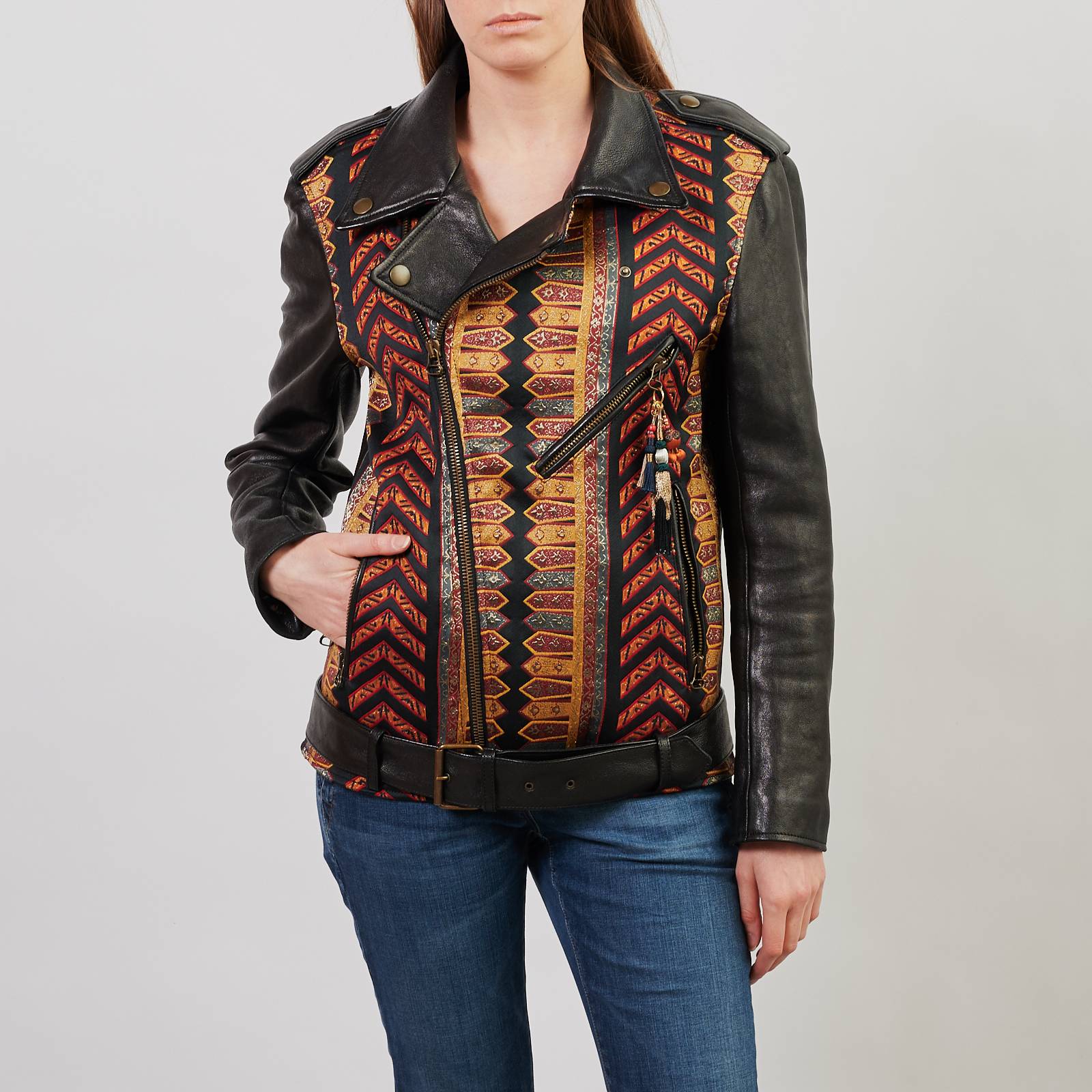Кожаная куртка Etro - купить оригинал в секонд-хенде SFS - 1