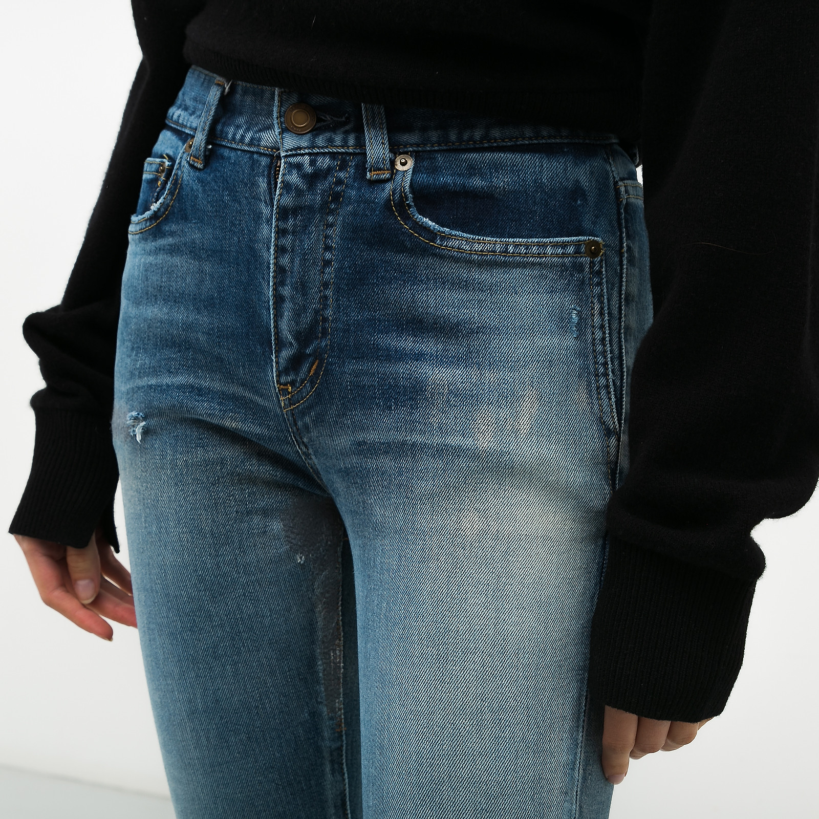 Джинсы Saint Laurent - купить оригинал в секонд-хенде SFS - 4