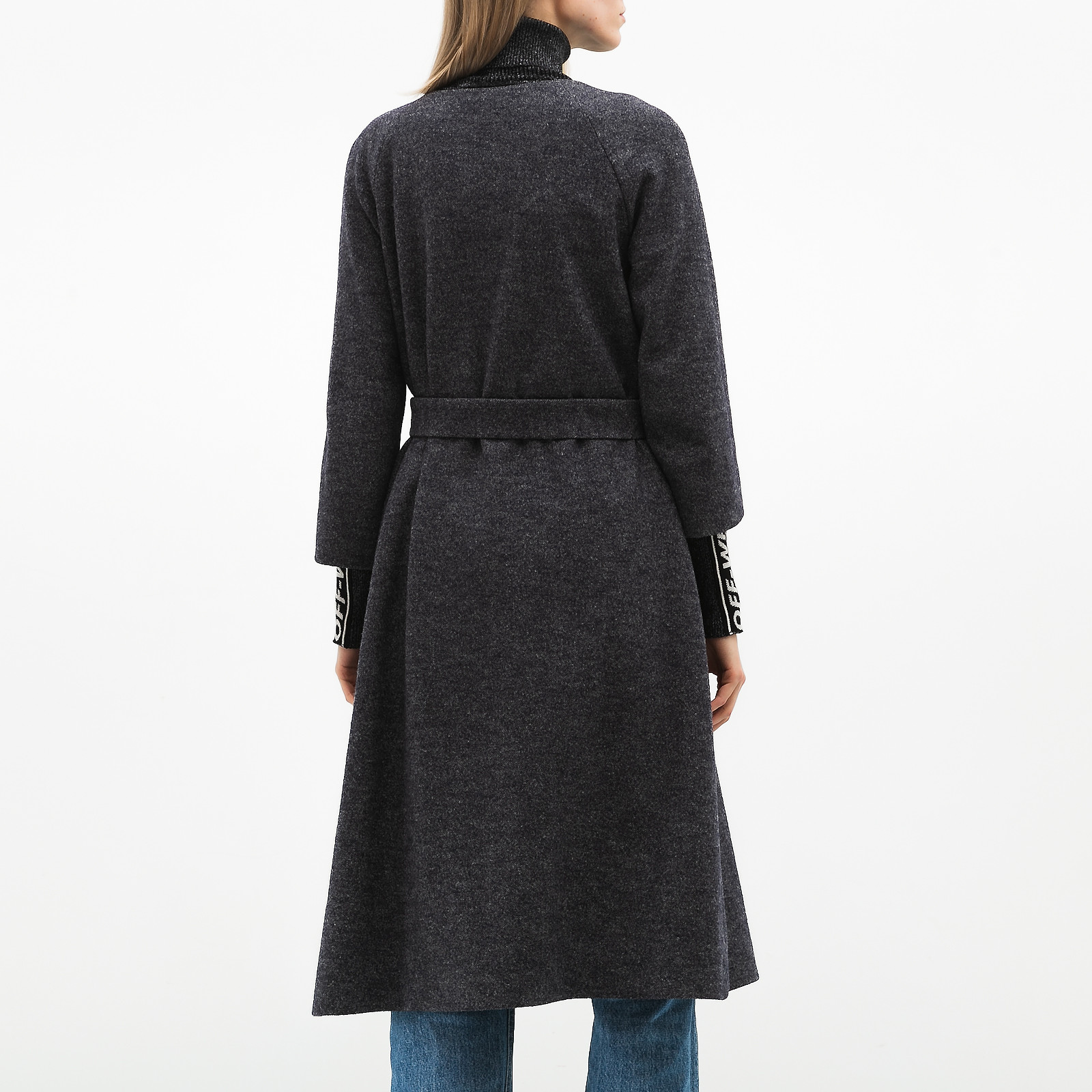 Пальто серого цвета Alexander Terekhov - фото из каталога магазина брендовой одежды Second Friend Store Пальто Alexander Terekhov - купить оригинал в секонд-хенде SFS - 3