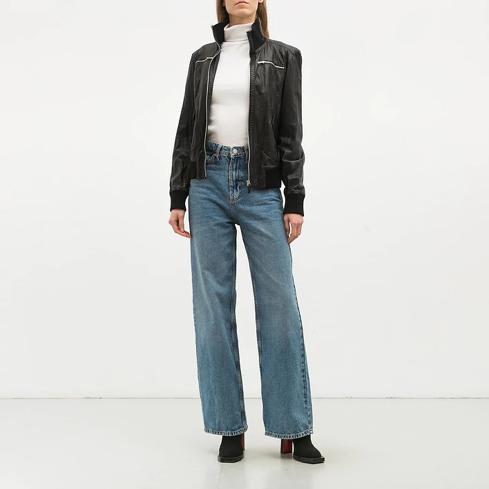 Куртка кожаная Fendi