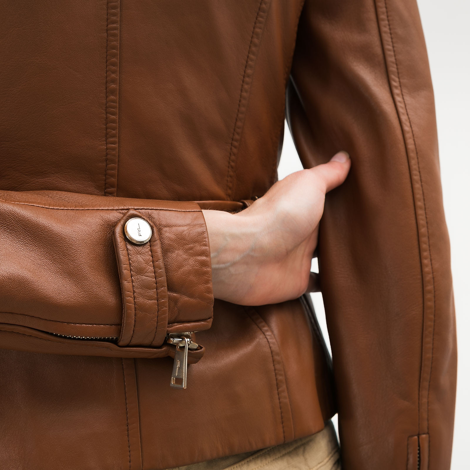 Куртка кожаная Ralph Lauren - купить оригинал в секонд-хенде SFS