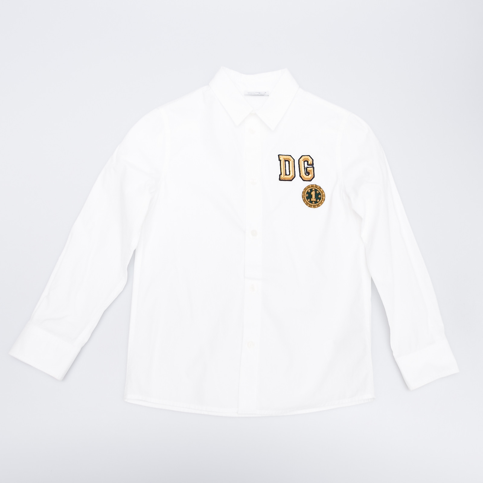 Рубашка белого цвета Dolce&Gabbana - фото из каталога магазина брендовой одежды Second Friend Store Рубашка Dolce&Gabbana - купить оригинал в секонд-хенде SFS - 1