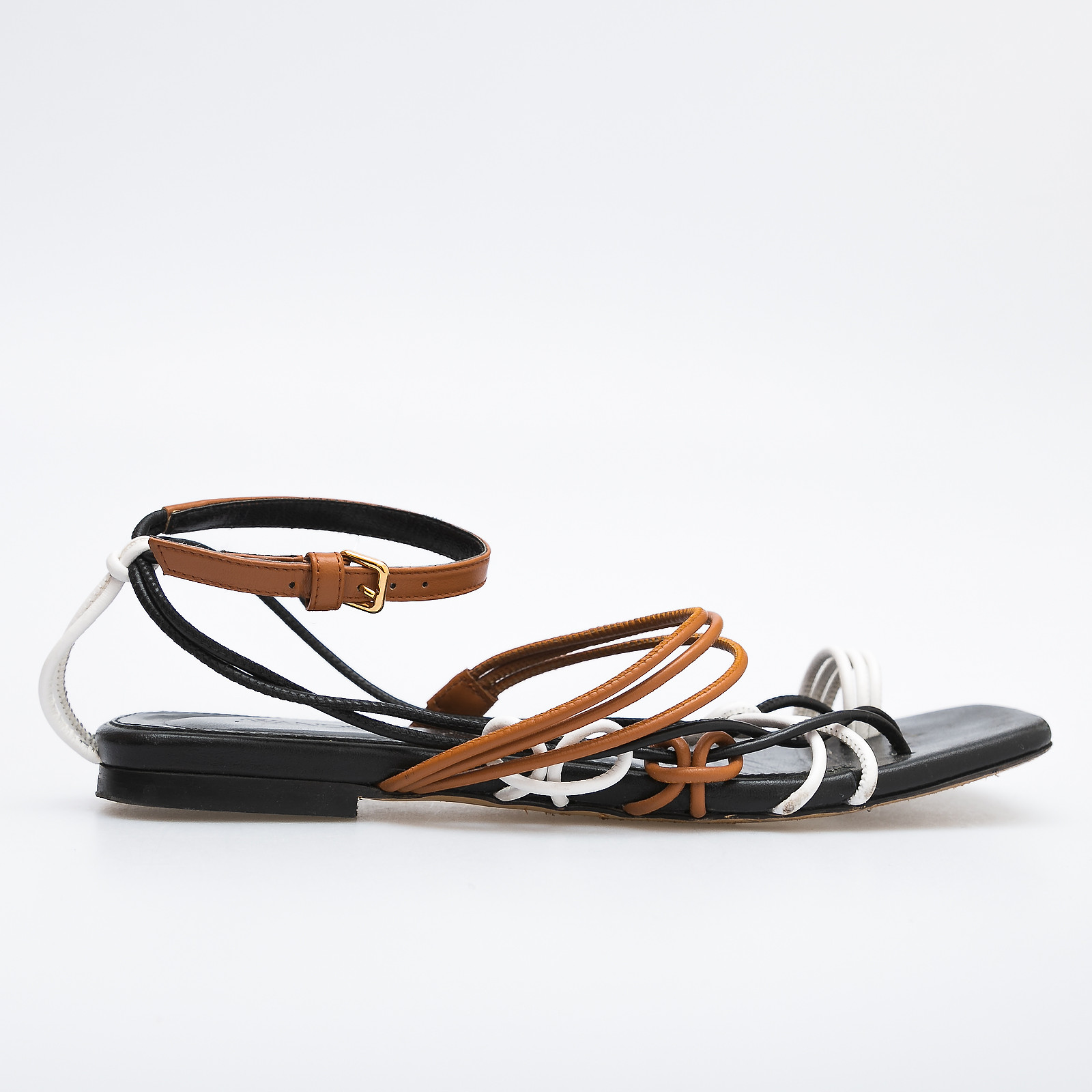 Сандалии  черного цвета JW Anderson - фото из каталога магазина брендовой одежды Second Friend Store Сандалии JW Anderson - купить оригинал в секонд-хенде SFS - 1