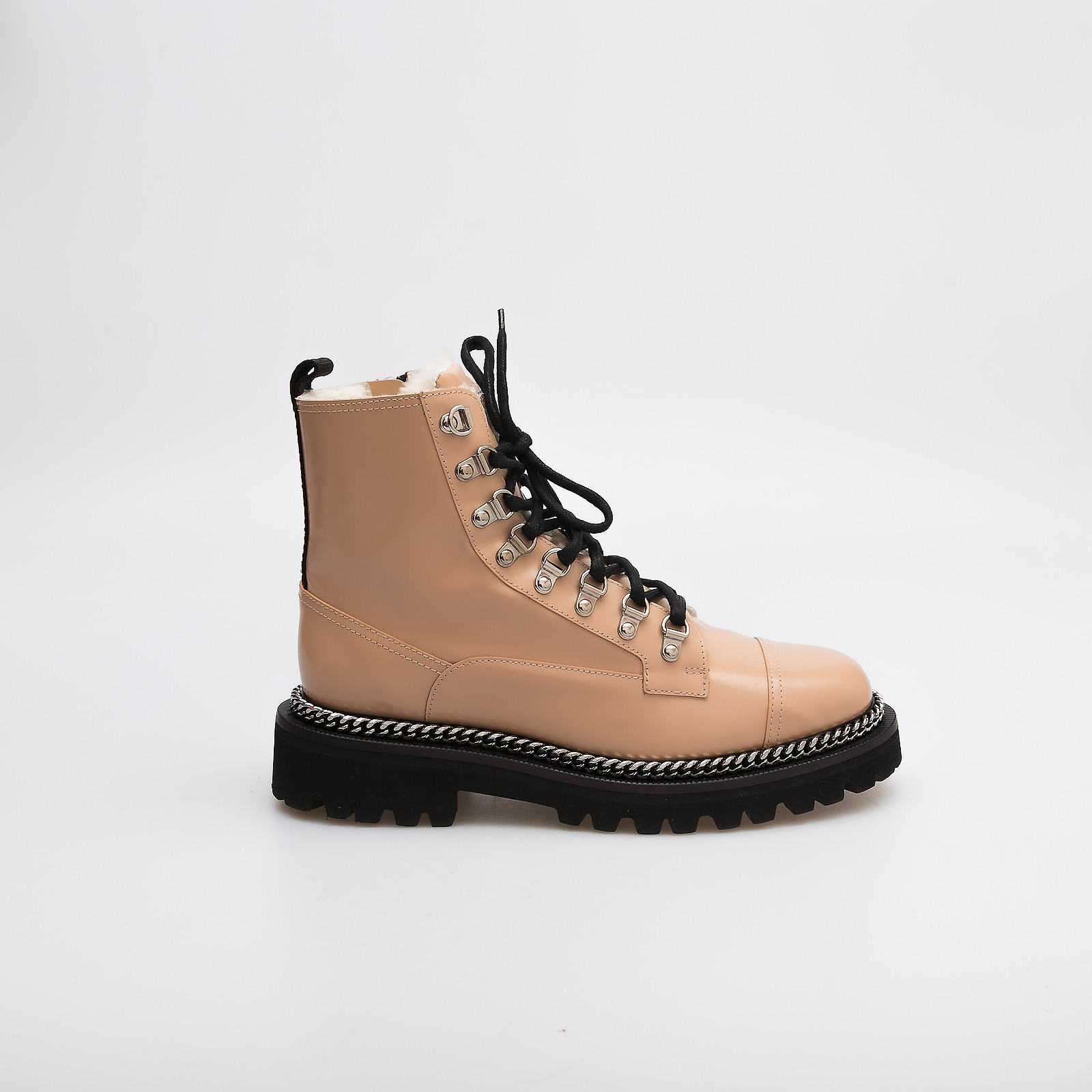 Ботинки бежевого цвета Balmain - фото из каталога магазина брендовой одежды Second Friend Store Ботинки Balmain - купить оригинал в секонд-хенде SFS - 1