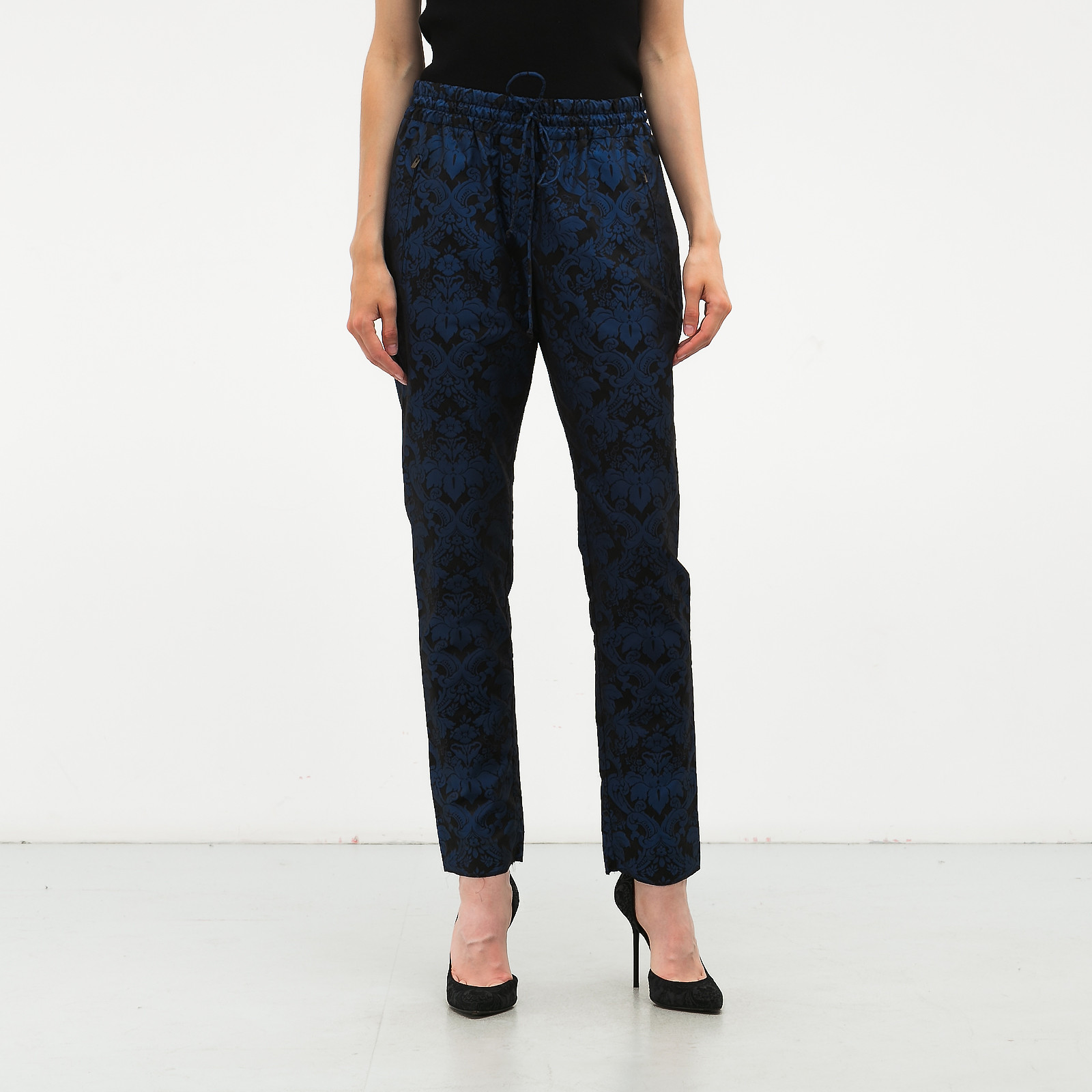 Брюки синего цвета Stella McCartney - фото из каталога магазина брендовой одежды Second Friend Store Брюки Stella McCartney - купить оригинал в секонд-хенде SFS - 1