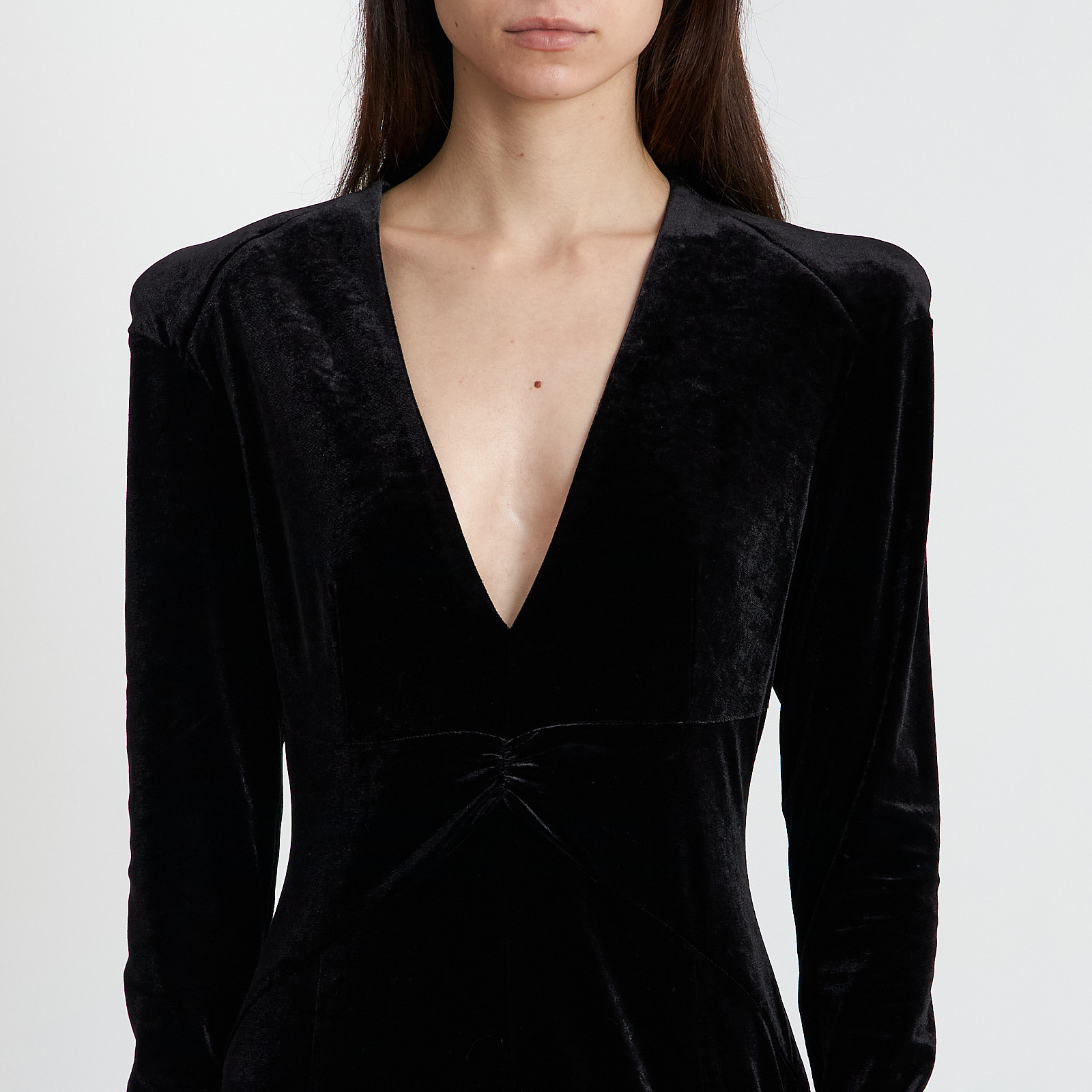 Платье черного цвета Philosophy di Lorenzo Serafini - фото из каталога магазина брендовой одежды Second Friend Store Платье Philosophy di Lorenzo Serafini - купить оригинал в секонд-хенде SFS - 3