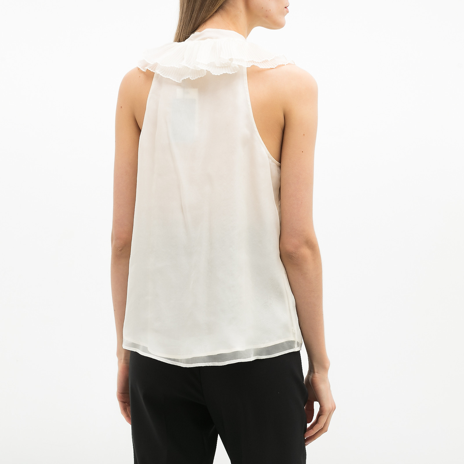 Блуза белого цвета Ralph Lauren - фото из каталога магазина брендовой одежды Second Friend Store Блуза Ralph Lauren - купить оригинал в секонд-хенде SFS - 3