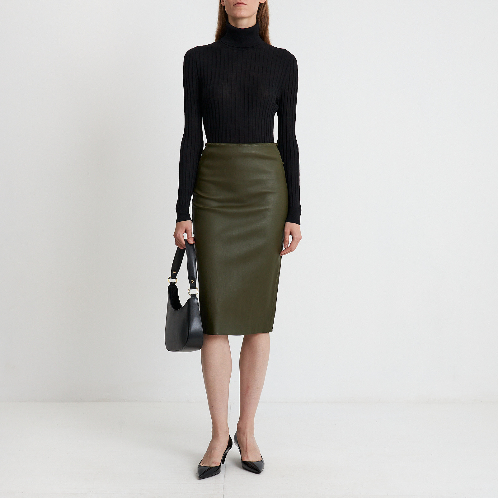 Юбка зеленого цвета Tom Ford - фото из каталога магазина брендовой одежды Second Friend Store Юбка Tom Ford - купить оригинал в секонд-хенде SFS - 2