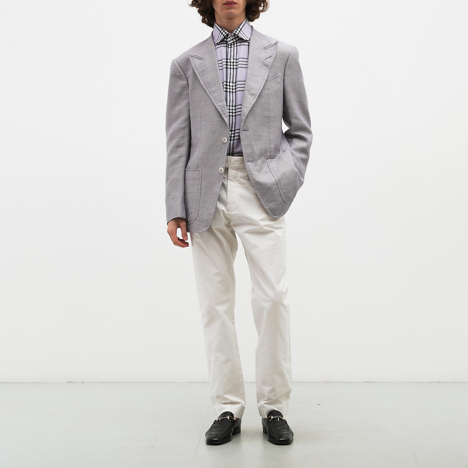 Рубашка фиолетового цвета Tom Ford - фото из каталога магазина брендовой одежды Second Friend Store Рубашка Tom Ford - купить оригинал в секонд-хенде SFS - 2