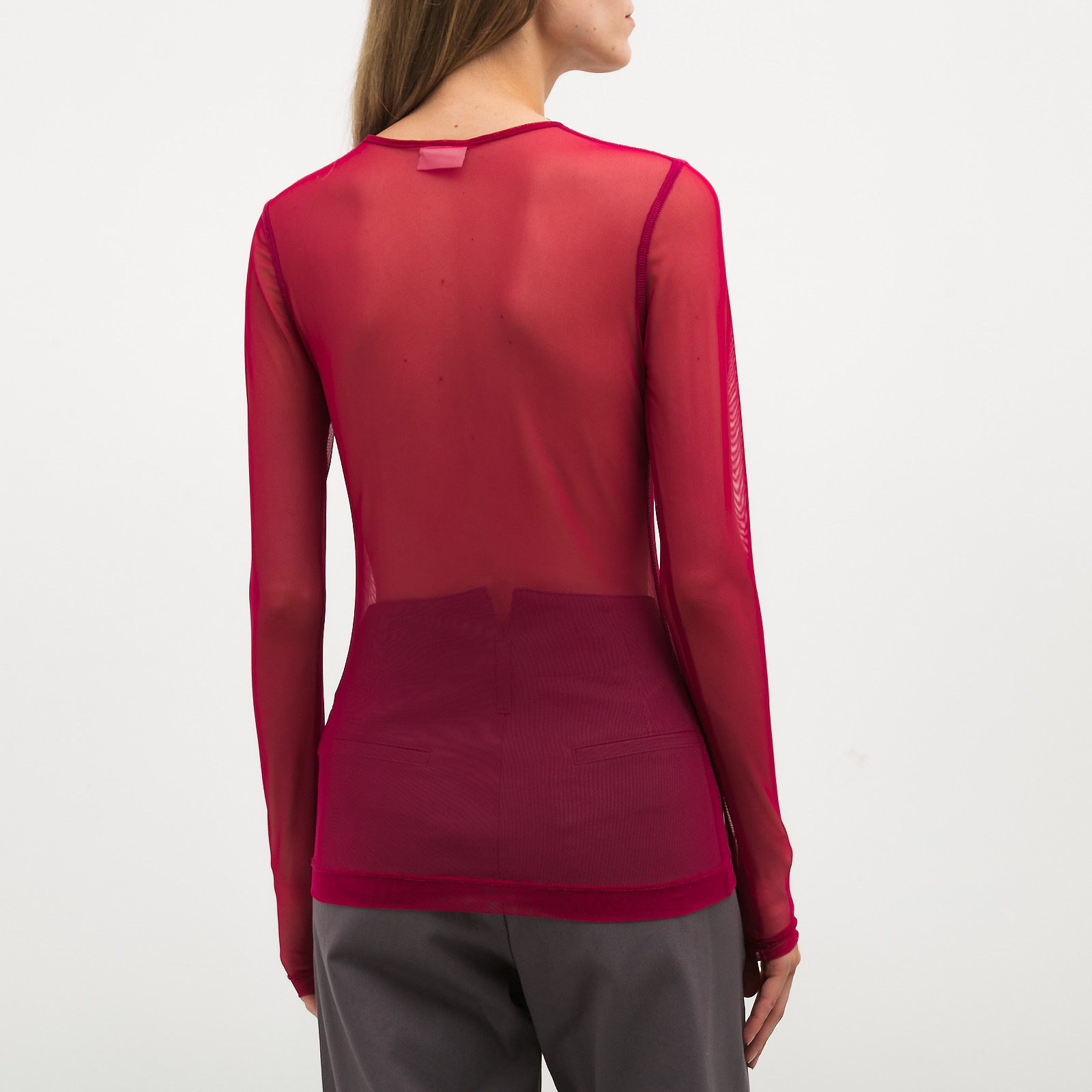 Топ  розового цвета Dries Van Noten - фото из каталога магазина брендовой одежды Second Friend Store Топ Dries Van Noten - купить оригинал в секонд-хенде SFS - 3