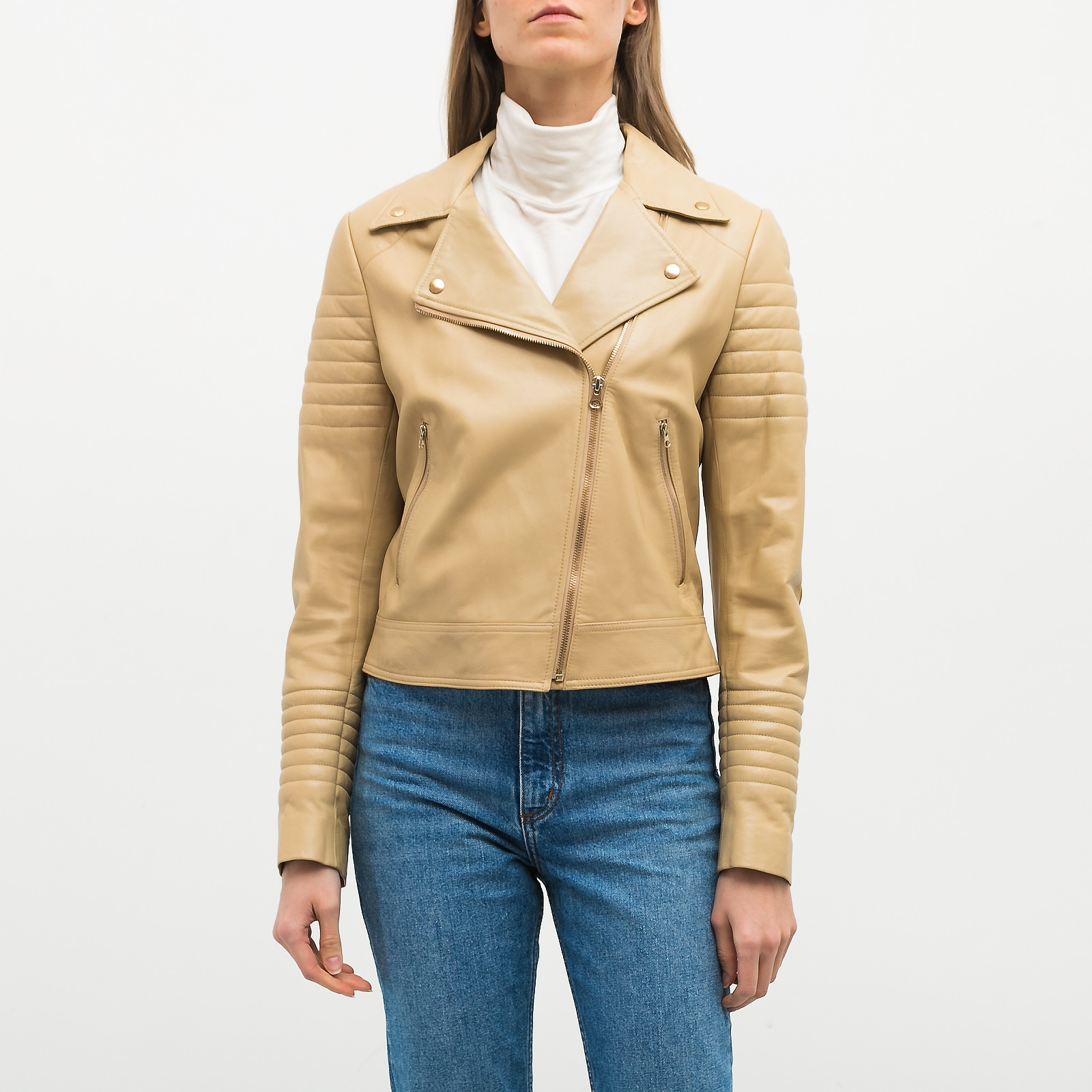 Кожаная куртка Yves Salomon - купить оригинал в секонд-хенде SFS - 1