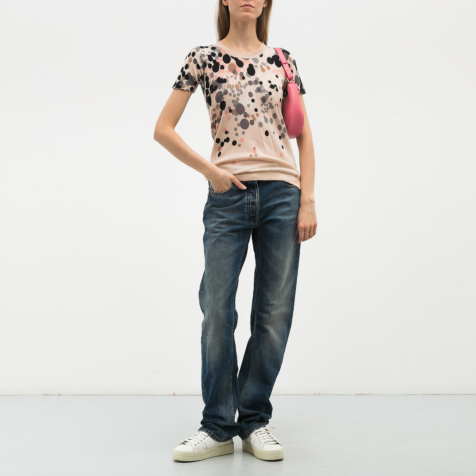 Джемпер  розового цвета Kenzo - фото из каталога магазина брендовой одежды Second Friend Store Джемпер Kenzo - купить оригинал в секонд-хенде SFS - 2