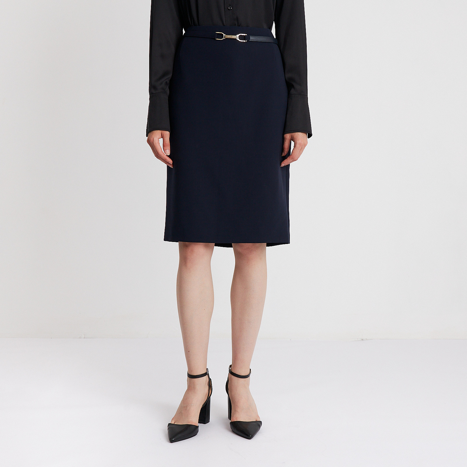 Платье синего цвета Ralph Lauren - фото из каталога магазина брендовой одежды Second Friend Store Платье Ralph Lauren - купить оригинал в секонд-хенде SFS - 1