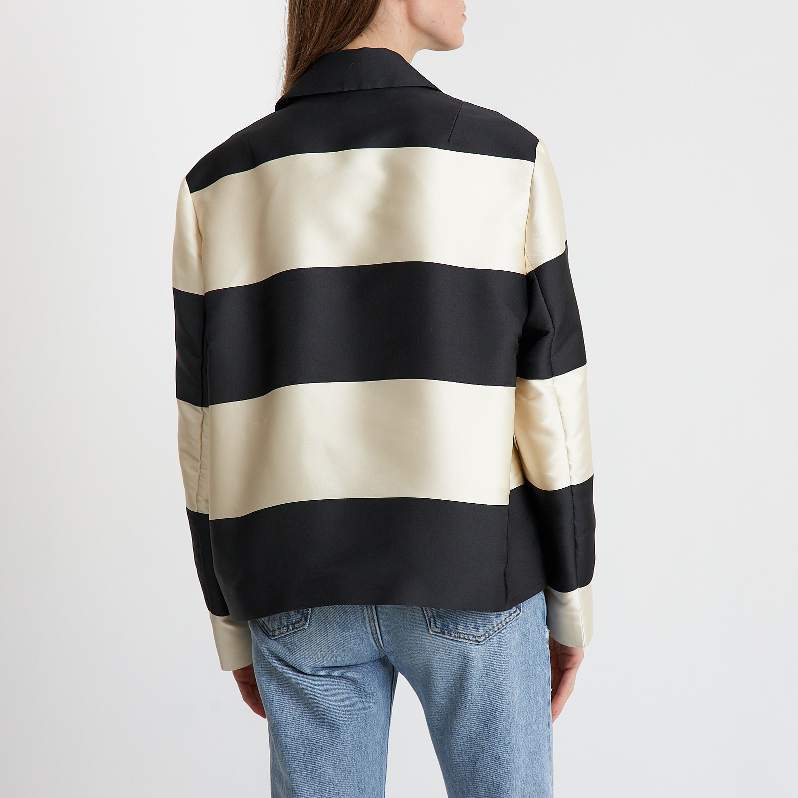 Пиджак  белого цвета Dries Van Noten - фото из каталога магазина брендовой одежды Second Friend Store Пиджак Dries Van Noten - купить оригинал в секонд-хенде SFS - 3