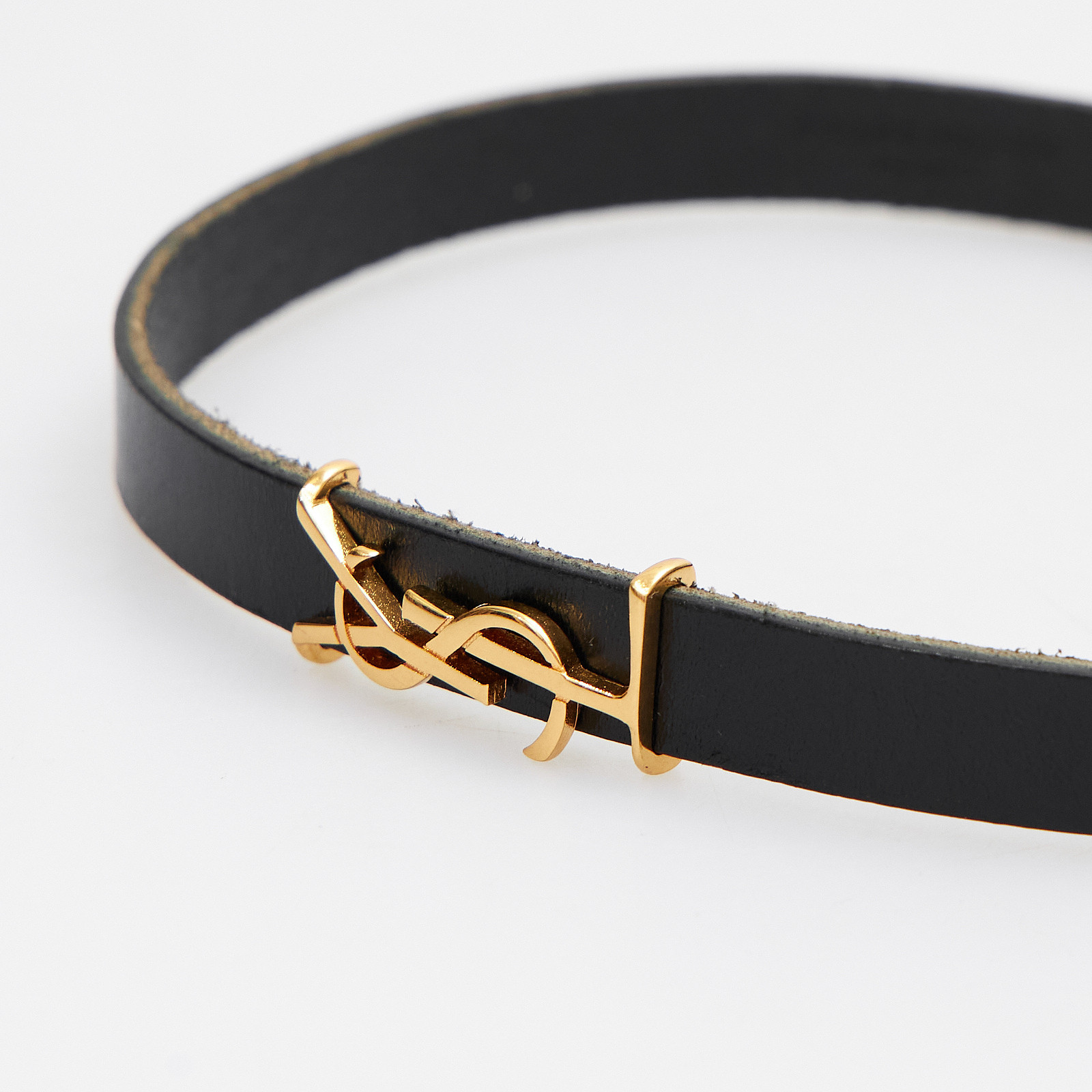 Чокер  черного цвета Saint Laurent - фото из каталога магазина брендовой одежды Second Friend Store Чокер Saint Laurent - купить оригинал в секонд-хенде SFS - 5