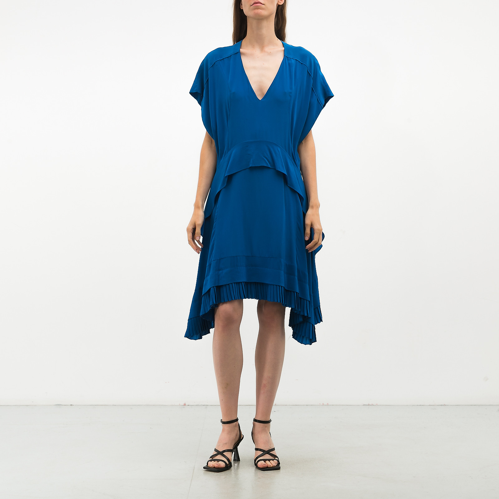 Платье голубого цвета Balenciaga - фото из каталога магазина брендовой одежды Second Friend Store Платье Balenciaga - купить оригинал в секонд-хенде SFS - 3