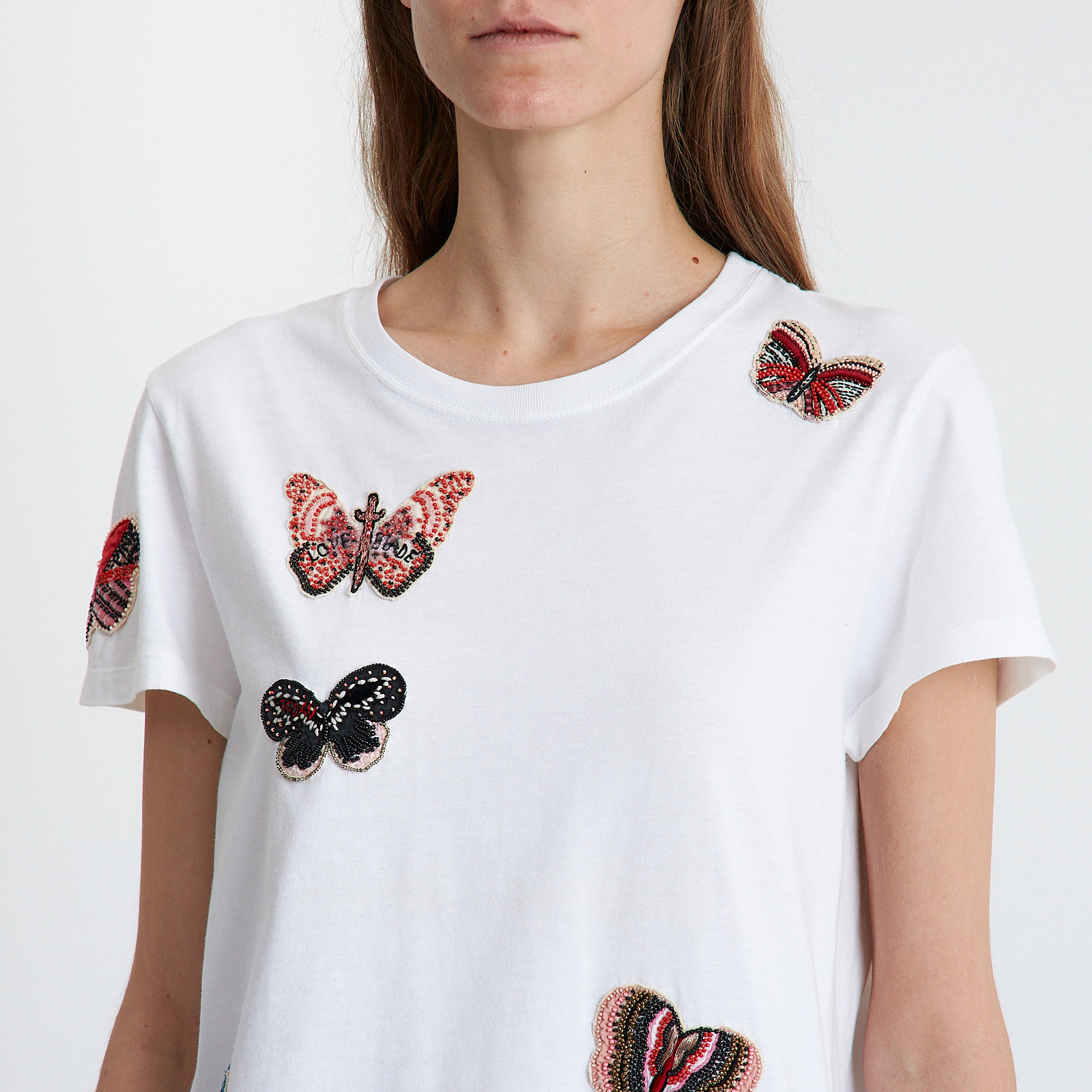 Футболка белого цвета Valentino - фото из каталога магазина брендовой одежды Second Friend Store Футболка Valentino - купить оригинал в секонд-хенде SFS - 4