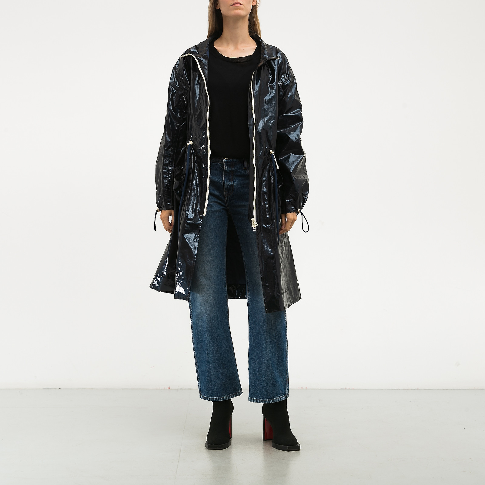 Плащ синего цвета Isabel Marant - фото из каталога магазина брендовой одежды Second Friend Store Плащ Isabel Marant - купить оригинал в секонд-хенде SFS - 2