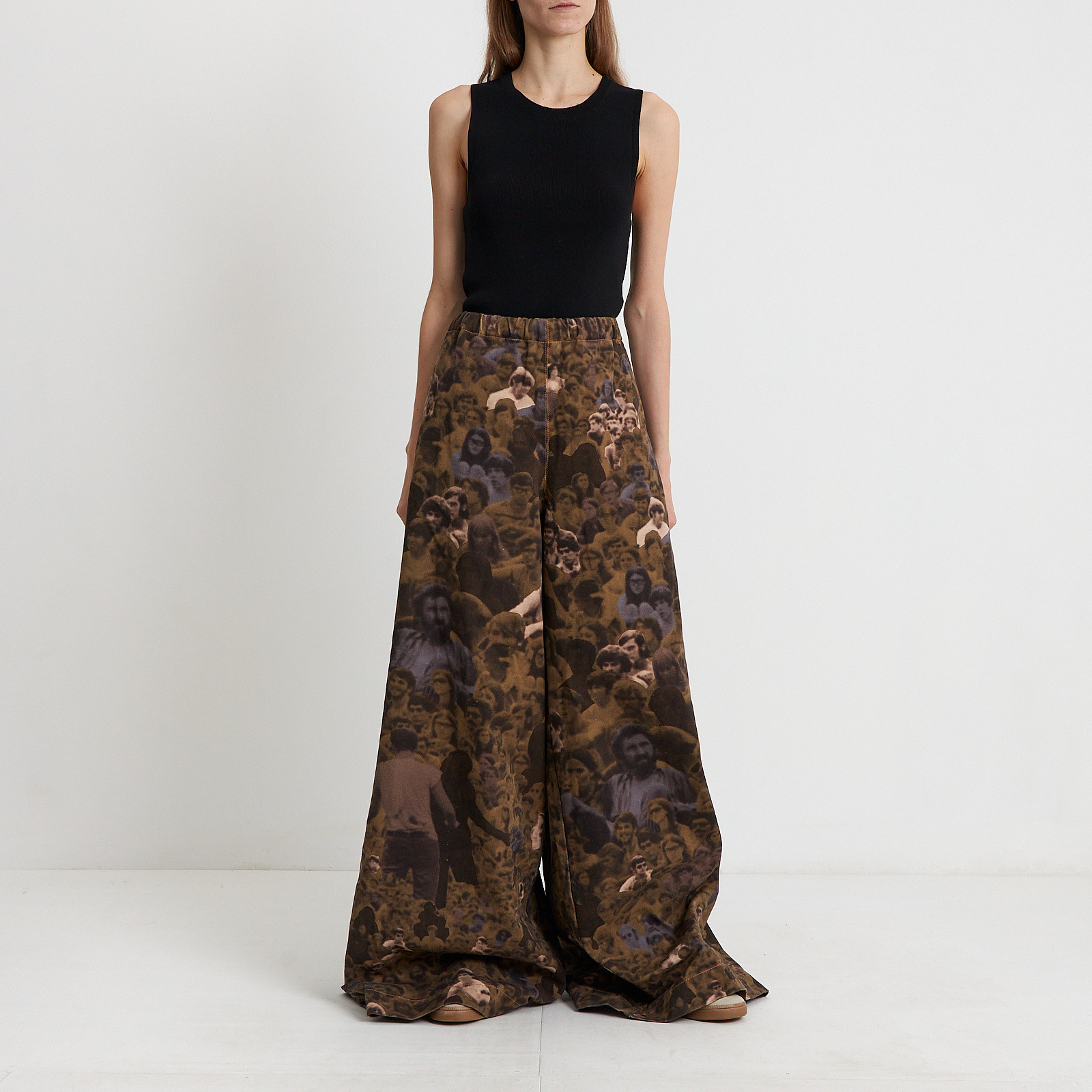 Брюки коричневого цвета Marni - фото из каталога магазина брендовой одежды Second Friend Store Брюки Marni - купить оригинал в секонд-хенде SFS - 3