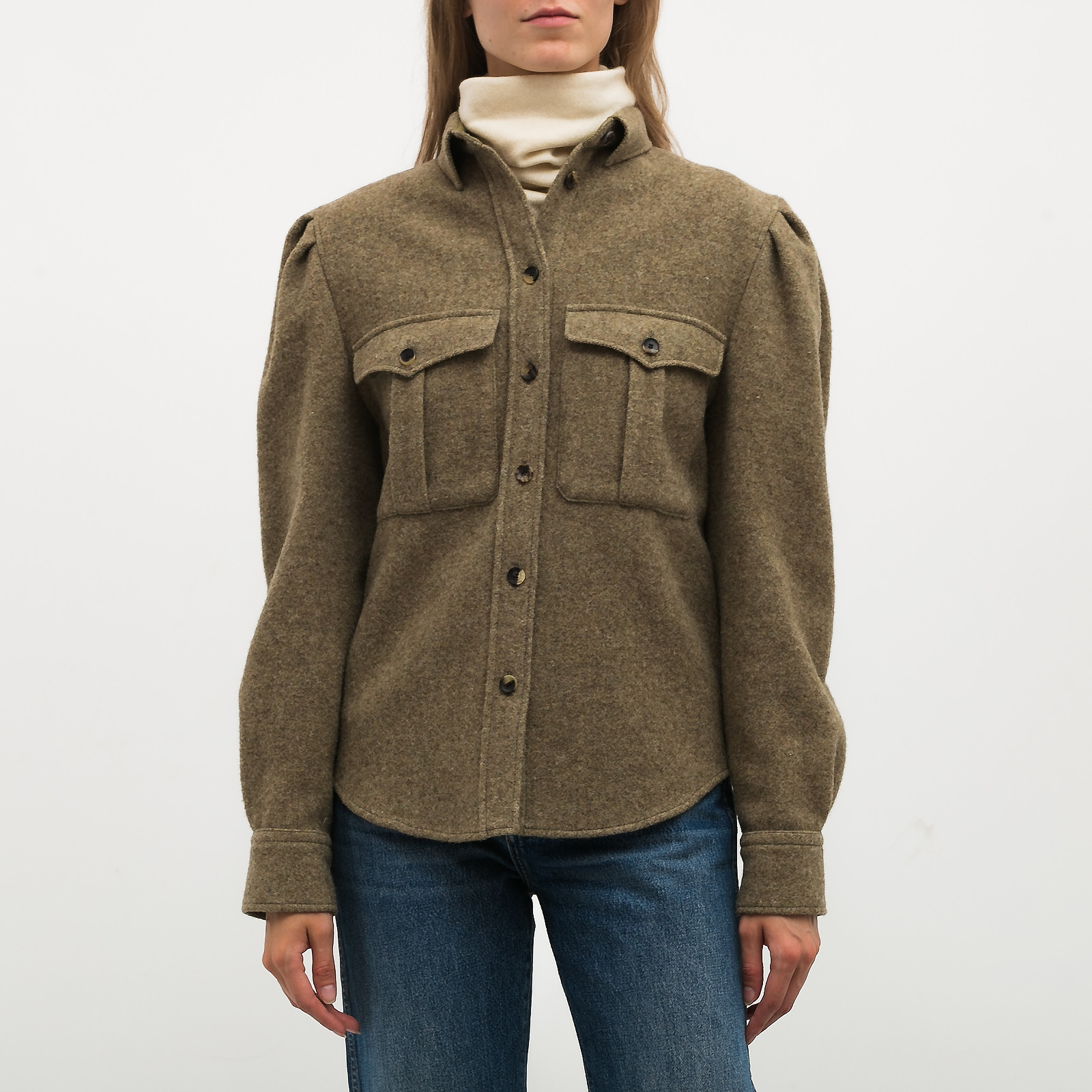 Жакет бежевого цвета Isabel Marant - фото из каталога магазина брендовой одежды Second Friend Store Жакет Isabel Marant - купить оригинал в секонд-хенде SFS - 1