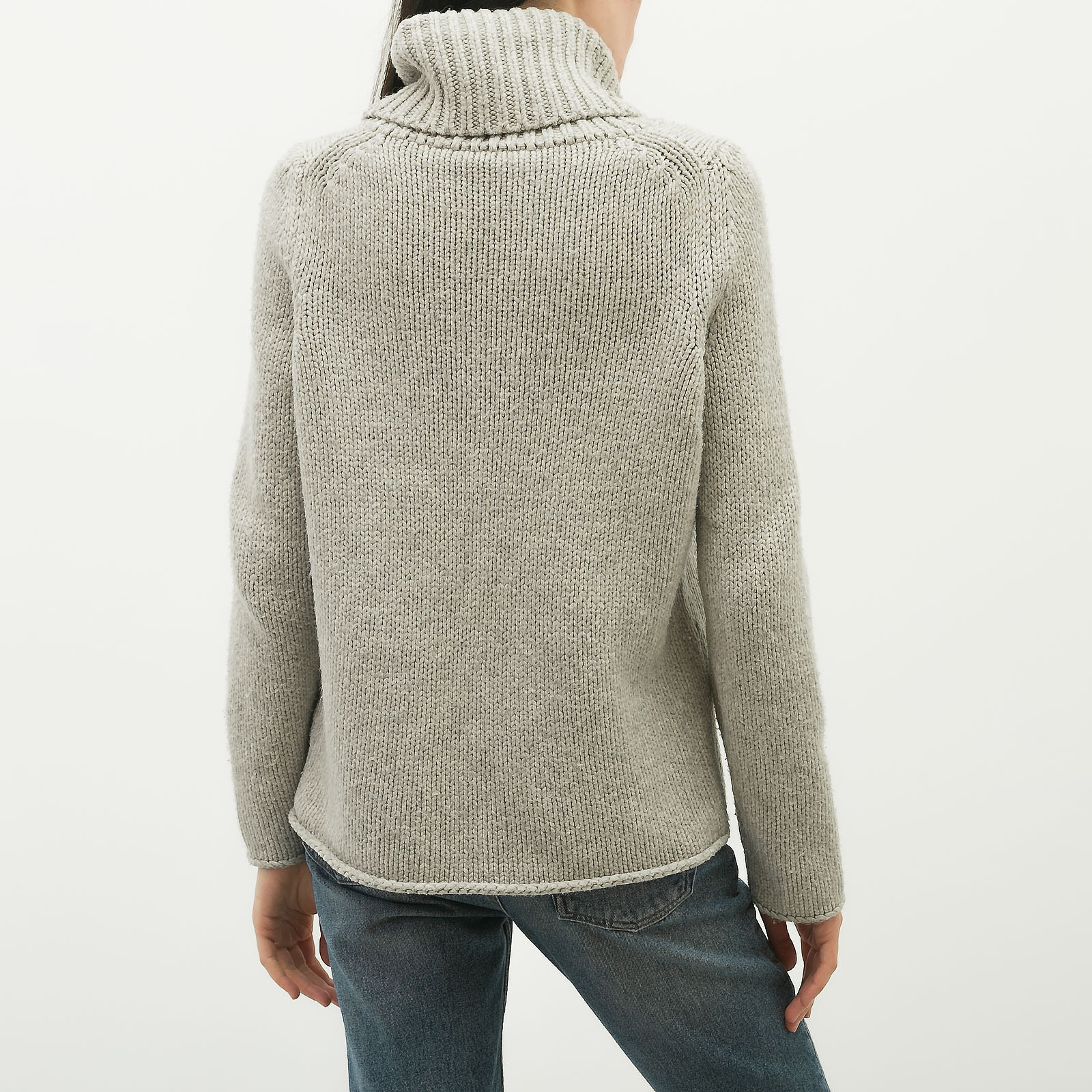 Свитер серого цвета Helmut Lang - фото из каталога магазина брендовой одежды Second Friend Store Свитер Helmut Lang - купить оригинал в секонд-хенде SFS - 2