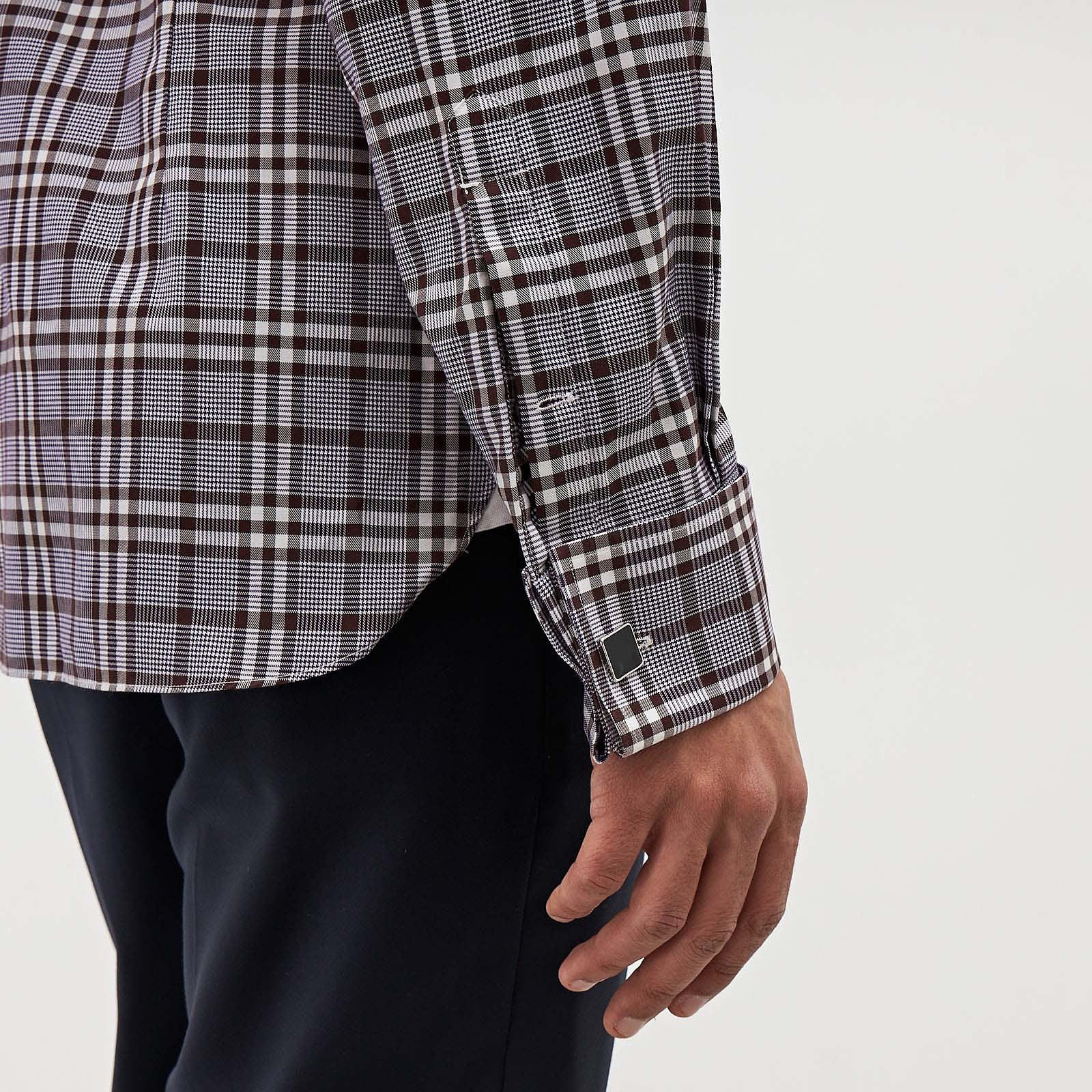 Рубашка фиолетового цвета Tom Ford - фото из каталога магазина брендовой одежды Second Friend Store Рубашка Tom Ford - купить оригинал в секонд-хенде SFS - 5