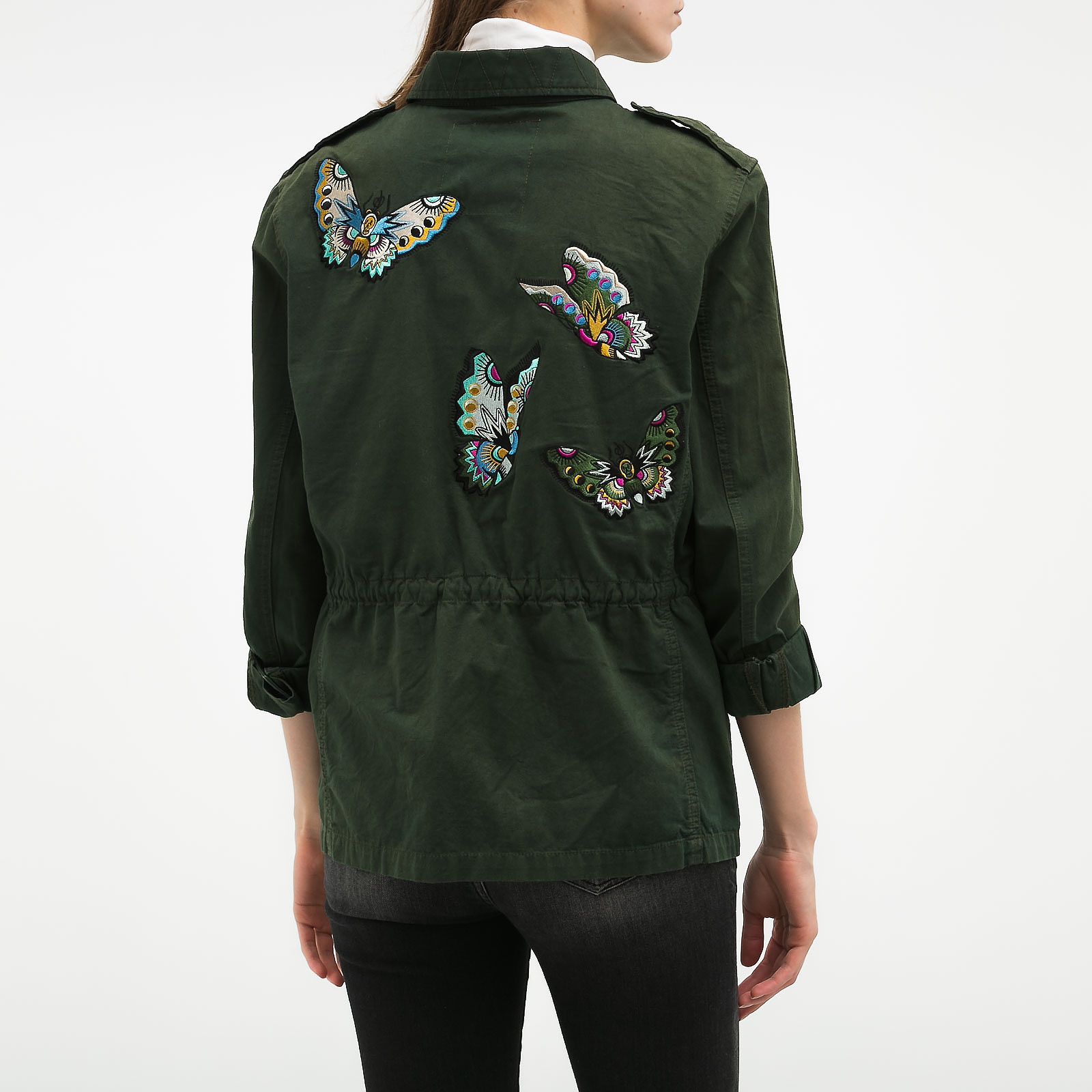Куртка зеленого цвета Zadig & Voltaire - фото из каталога магазина брендовой одежды Second Friend Store Куртка Zadig & Voltaire - купить оригинал в секонд-хенде SFS - 3