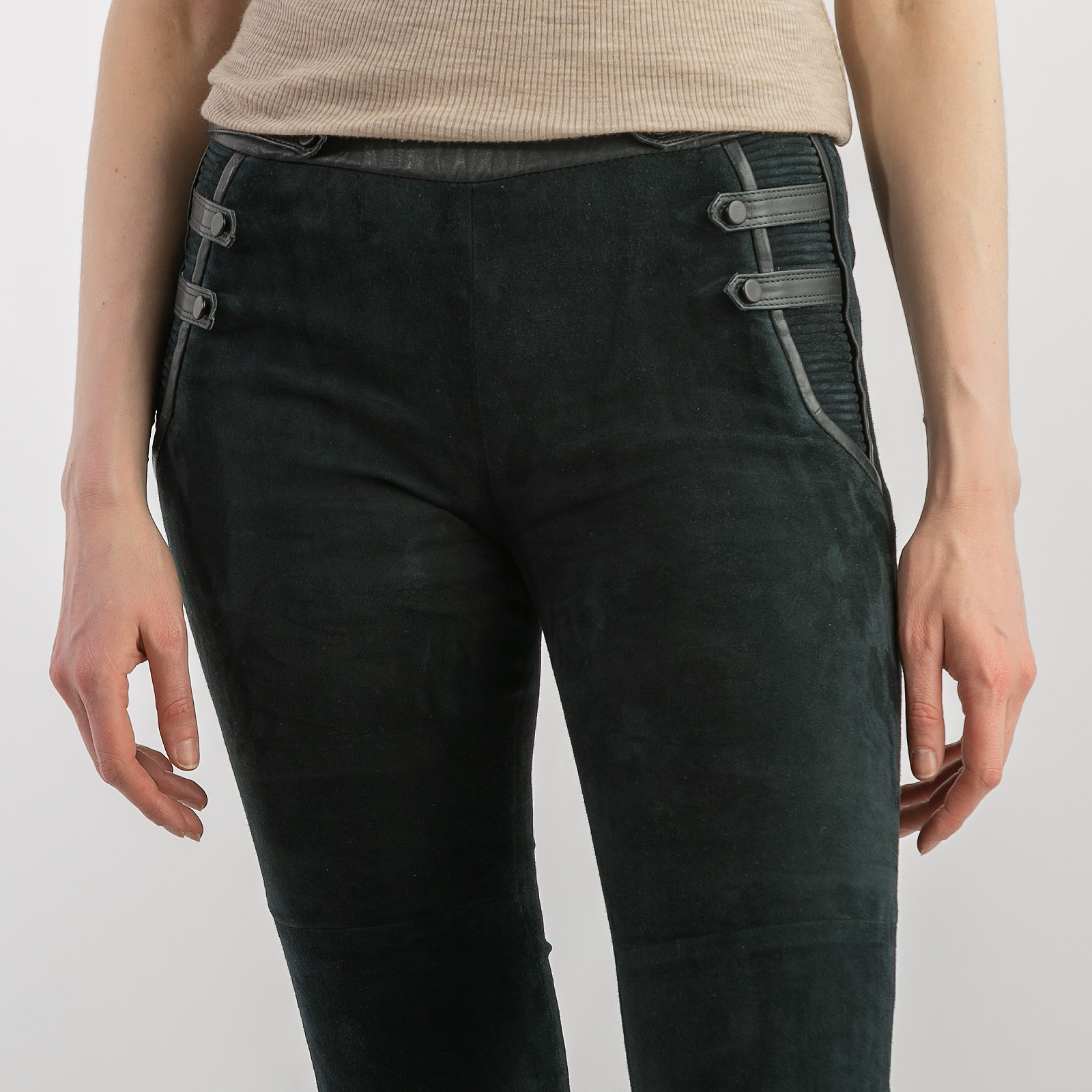 Кожаные брюки Isabel Marant - купить оригинал в секонд-хенде SFS - 4